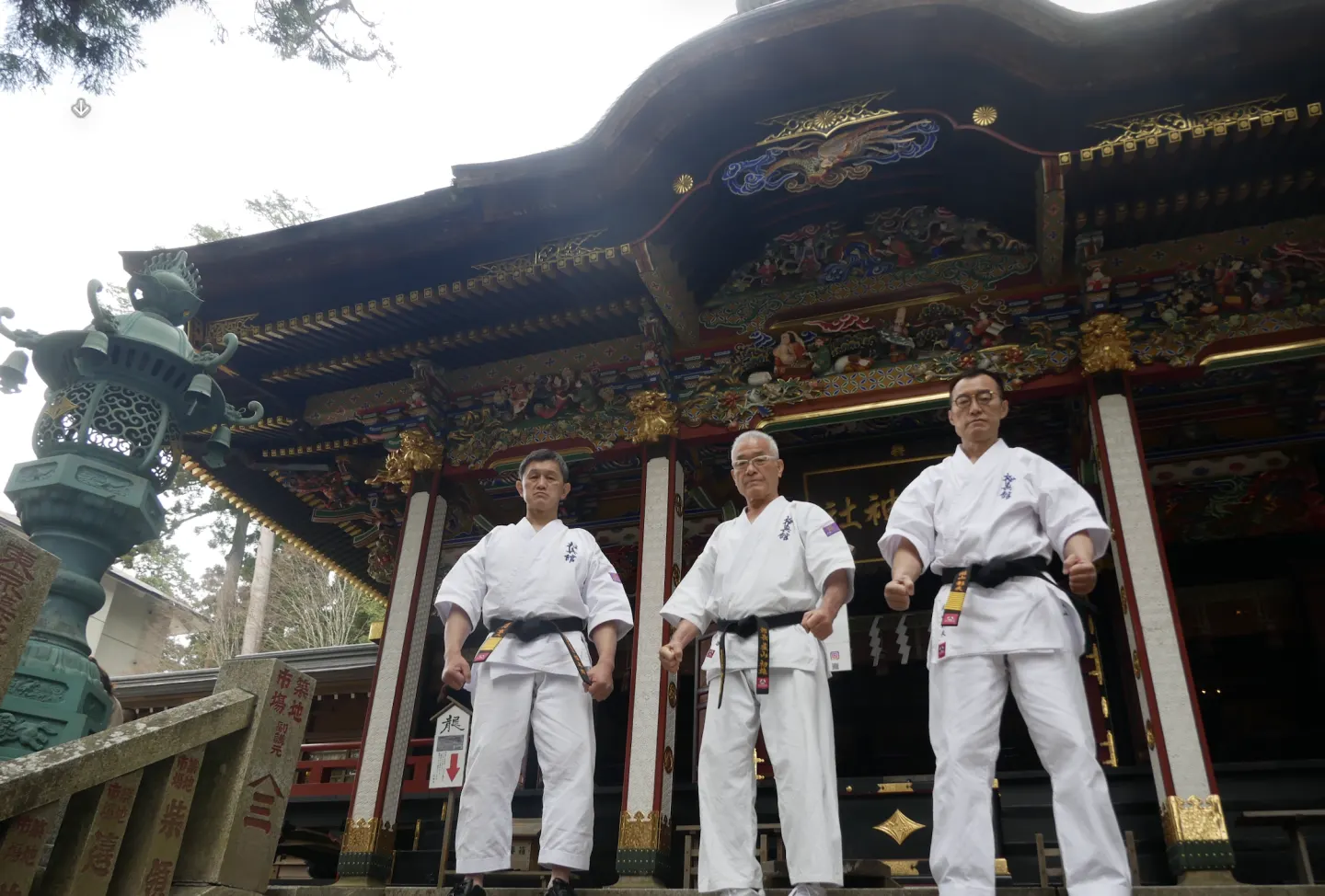 Kyokushin-kan karate instructors in Japan